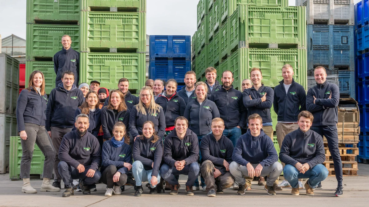 Het Agrafresh-team in Pittem