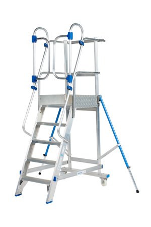 Solide MBT05ZVD Mobiele borderstrap met 5 treden